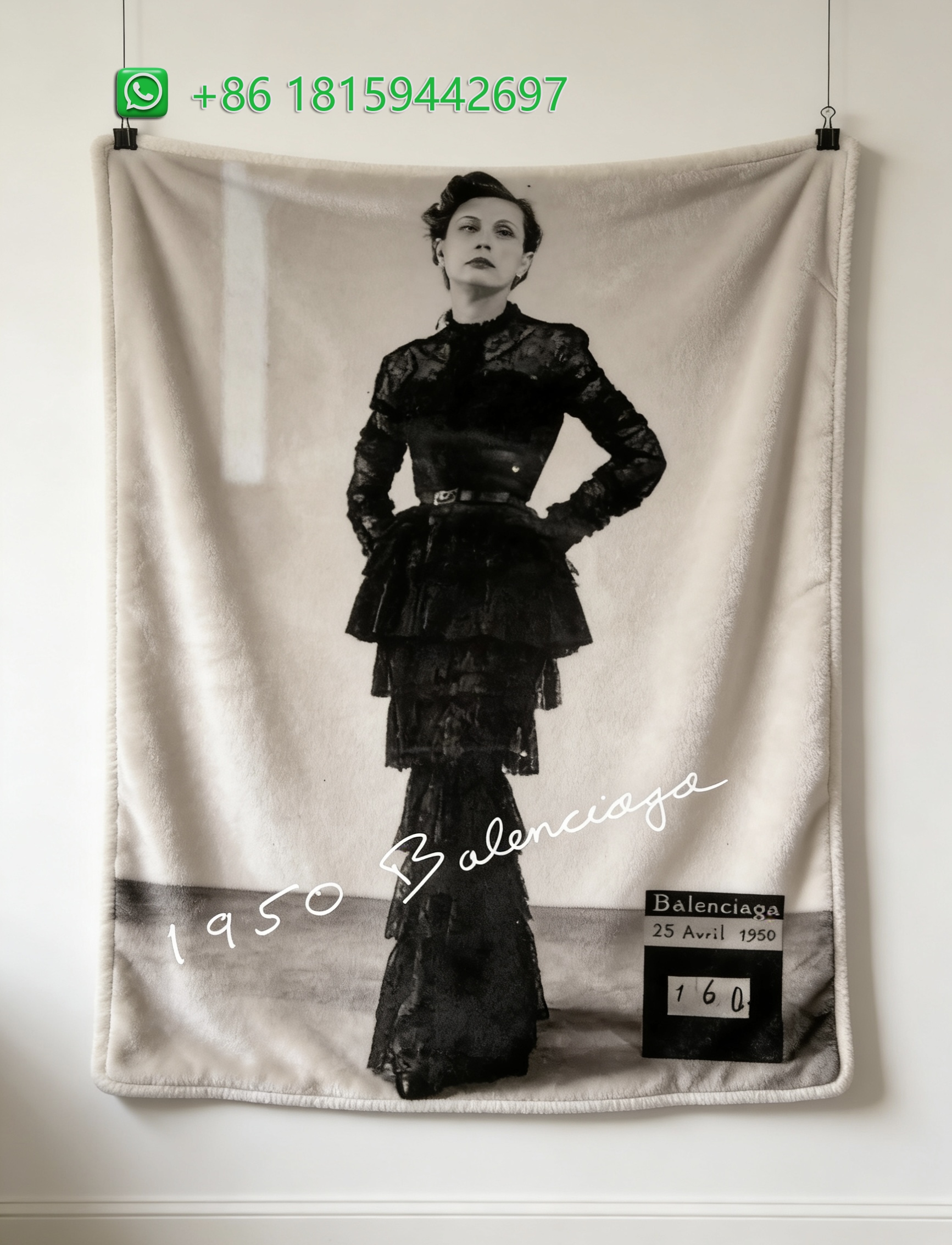 Balenciaga Throw Blankets